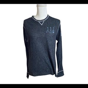 Texas Music Festival Promotional Gray Thermal Tee T Shirt Size Large